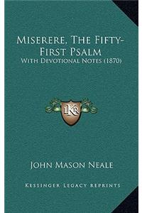 Miserere, The Fifty-First Psalm