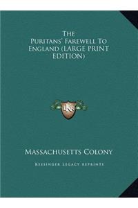 The Puritans' Farewell to England