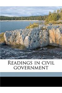 Readings in civil government