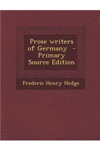 Prose Writers of Germany