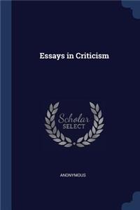 Essays in Criticism