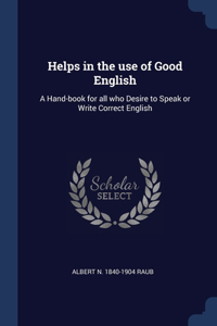 Helps in the use of Good English