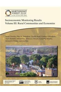 Socioeconomic Monitoring Results Volume III
