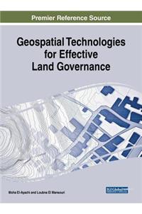 Geospatial Technologies for Effective Land Governance
