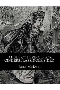 Adult Coloring Book - Cinderella (single-sided)