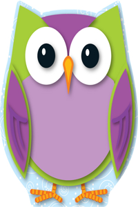 Colorful Owl Mini Cutouts