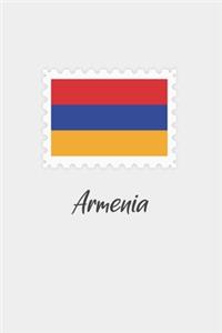 Armenia flag minimalist notebook