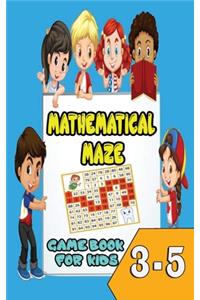 Mathematical Maze game book for kids