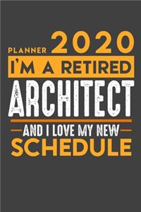 Weekly Planner 2020 - 2021 for retired ARCHITECT