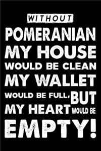 Without Pomeranian My House Would Be Clean