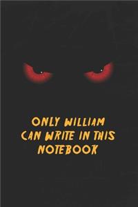 William Name Notebook