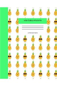 Wide Ruled Notebook Composition Book