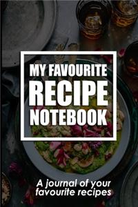 My Favourite Recipe Notebook