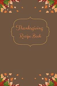 Thanksgiving Recipe Book