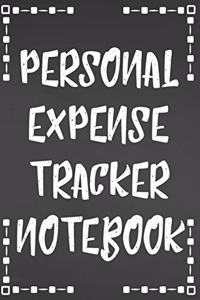 Personal Expense Tracker Notebook: Simple Monthly Budget Log Book