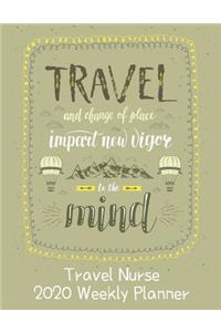 Travel Nurse 2020 Weekly Planner