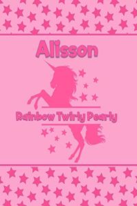 Alisson Rainbow Twirly Pearly