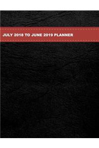 July 2018 To June 2019 Planner