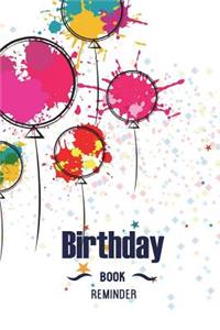 Reminder Book Birthday