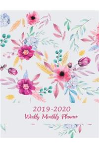 2019-2020 Weekly Monthly Planner