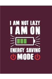 I am not lazy