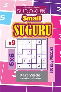 Sudoku Small Suguru - 200 Easy Puzzles 6x6 (Volume 9)