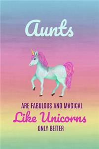 Aunts Are Fabulous and Magical Like Unicorns Only Better