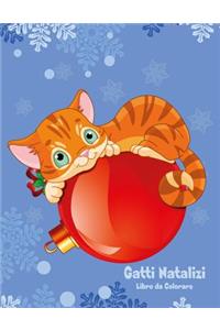 Gatti Natalizi Libro da Colorare 1