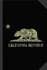 California Republic Vintage Journal Notebook