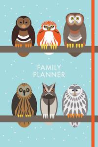 I Like Birds Parliament of Owls Family Planner