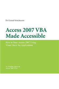Access 2007 VBA Made Accessible