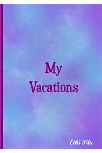 My Vacations - Notebook