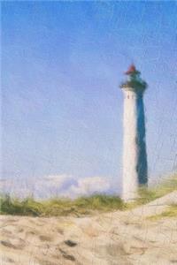 Lighthouse by the Sea - Lined Notebook with Margins