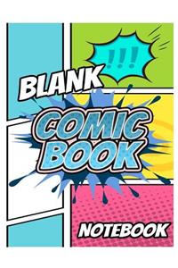 Blank Comic Book Notebook