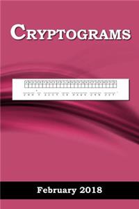 Cryptograms: February 2018