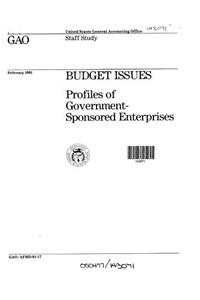 Budget Issues: Profiles of Government-Sponsored Enterprises