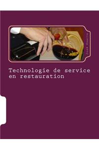Technologie de service en restauration