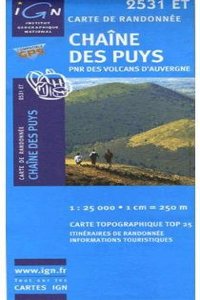 Chaîne des Puys PNR des Volcans d'Auvergne gps