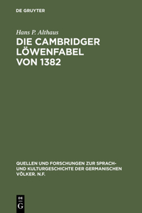 Cambridger Löwenfabel von 1382