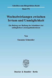 Wechselwirkungen Zwischen Irrtum Und Unmoglichkeit