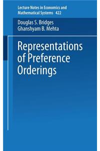 Representations of Preferences Orderings