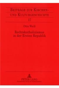 Rechtskatholizismus in der Ersten Republik