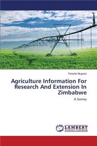 Agriculture Information for Research and Extension in Zimbabwe
