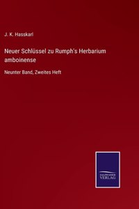 Neuer Schlüssel zu Rumph's Herbarium amboinense