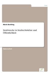 Strafzwecke in Strafrechtslehre und Öffentlichkeit