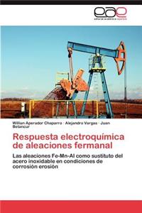 Respuesta electroquímica de aleaciones fermanal