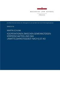 Kooperationen Zwischen Gemeinnutzigen Korperschaften Und Das Unmittelbarkeitsgebot Nach 57 Ao