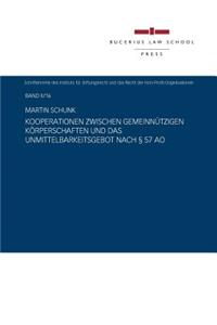 Kooperationen Zwischen Gemeinnutzigen Korperschaften Und Das Unmittelbarkeitsgebot Nach 57 Ao