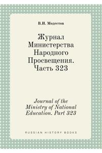 Journal of the Ministry of National Education. Part 323