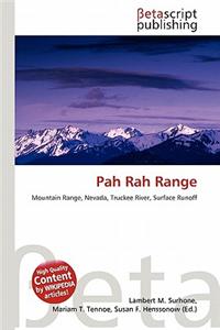 Pah Rah Range